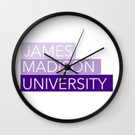 JMU Blocks Wall Clock