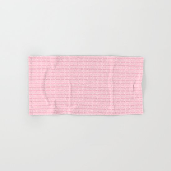 pink chocolate Hand & Bath Towel