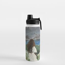 Black Abroad Water Bottle