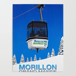 Morillon Ski Poster