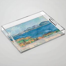 Paul Cezanne - Bay of Marseille, Seen from L'Estaque Acrylic Tray