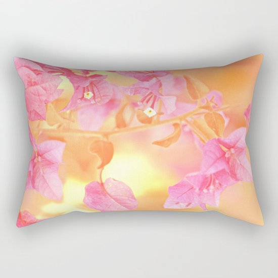 Sunny Bougainville(4) Rectangular Pillow