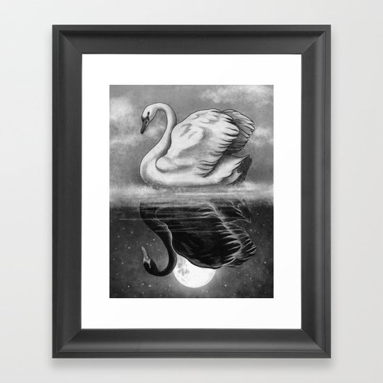 Dark Mirror Framed Art Print