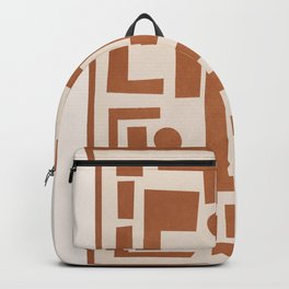 Organic Contemporary Modern Shapes 09 Backpack