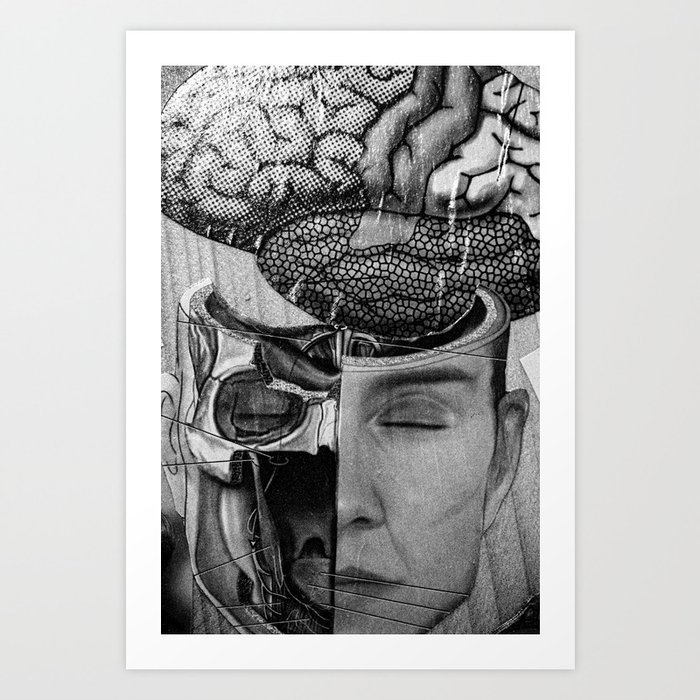 The Human Brain Art Print