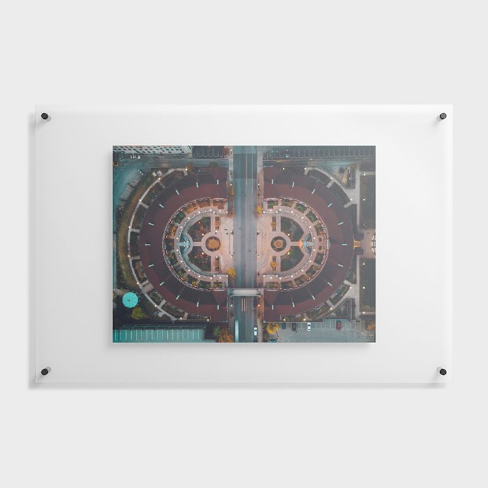 Crescent Centre Floating Acrylic Print