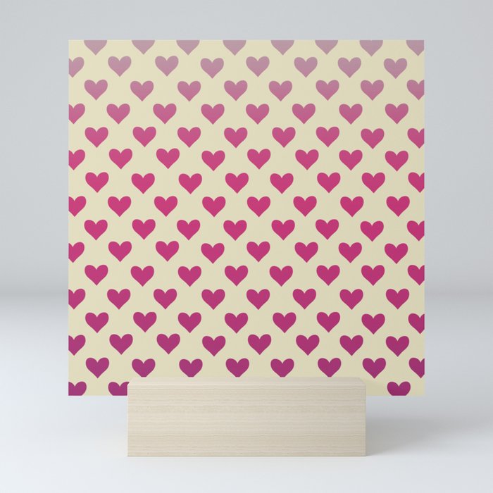 Retro Minimal Heart | Valentine’s Day Mini Art Print
