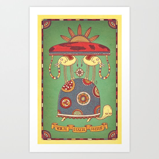 Volete Essere Proprio Art Print