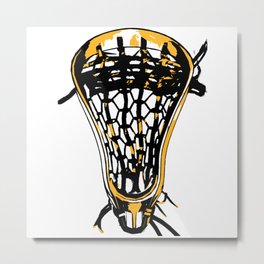 YGT Lacrosse Vote Black and Gold Metal Print | Lax, Lacrosse, Ygt, Photo, Yougotthat, Mmdg 