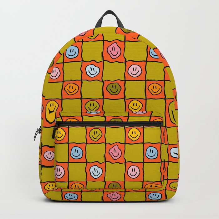 Happy face backpack clearance
