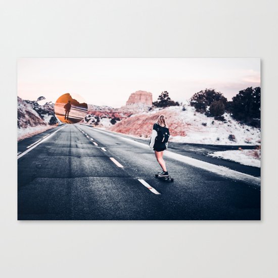 chase your dreams 2 Canvas Print