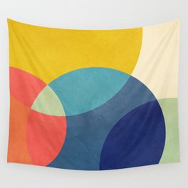 Flow of Geometry 2 Wall Tapestry