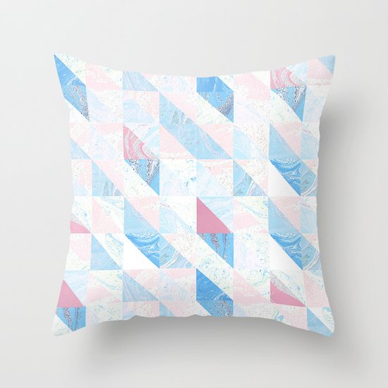 Geometric shapes Throw Pillow by Inkberryprint Society6