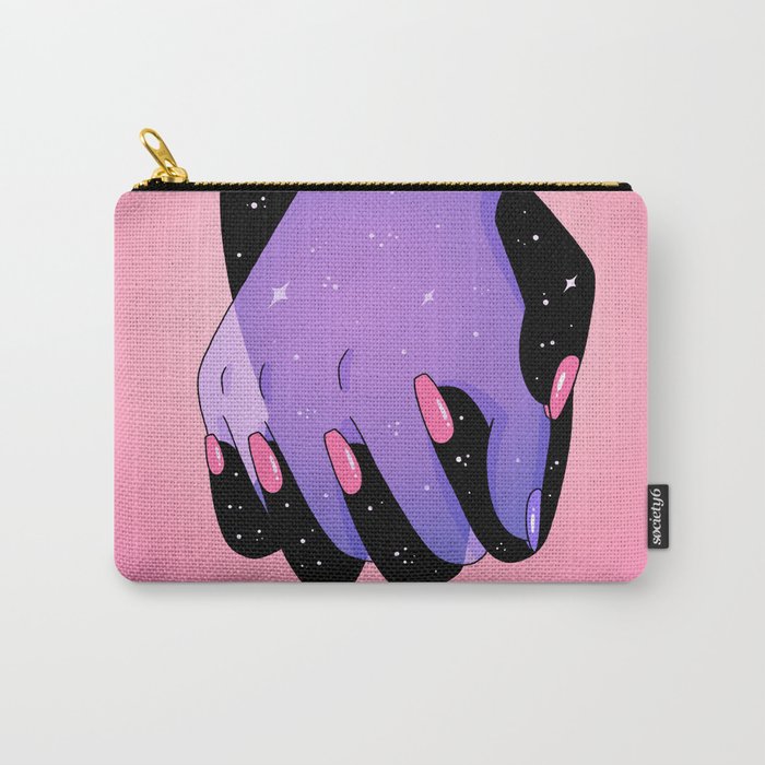Cosmic Hand Squeeze Carry-All Pouch