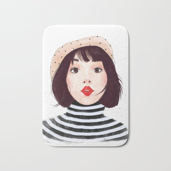 French woman Bath Mat