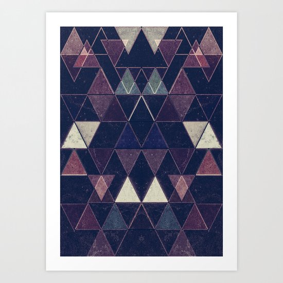 Triangles XXVI Art Print