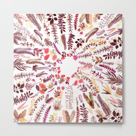 pink focus garden Metal Print