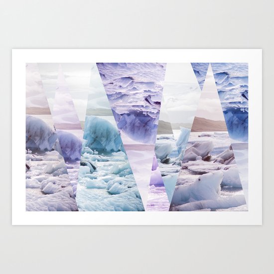 Glacier Art Print