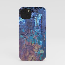 Waterfall. Rustic & crumby paint. iPhone Case