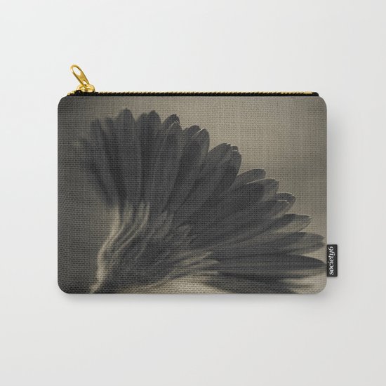 Gerbera black and white Carry-All Pouch