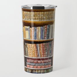 books background in watecolor style Travel Mug