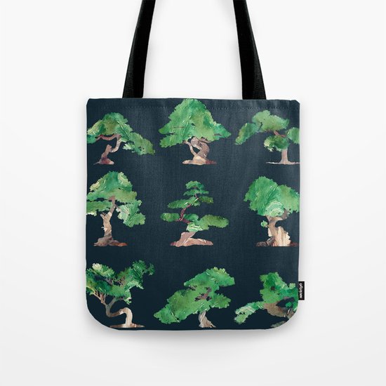 Bonsai Pattern Tote Bag
