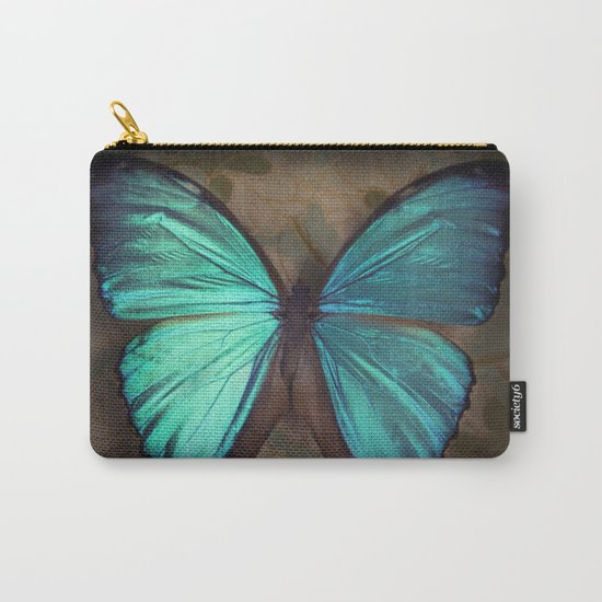 Vintage Butterfly Carry-All Pouch