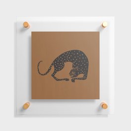 Blockprint Cheetah Floating Acrylic Print