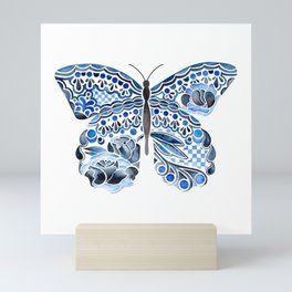 Blue Butterfly Mini Art Print