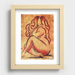 Exhale Recessed Framed Print