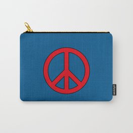 Peace Sign Carry-All Pouch | Pace, Vintage, Rainbowflag, Graphicdesign, Victorysign, Doveofpeace, Freedom, Woodstock, Jesus, Music 