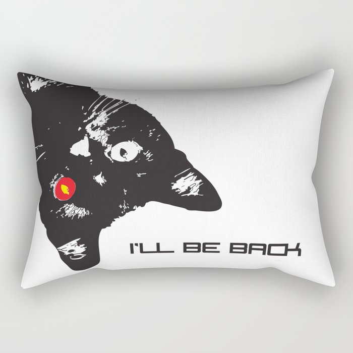 Cat Terminator Rectangular Pillow
