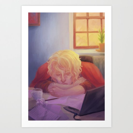 The nap Art Print