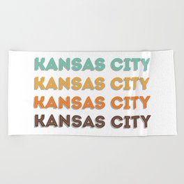 Kansas City Beach Towel