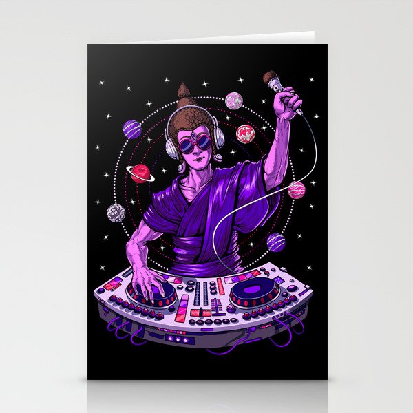 Buddha Psytrance DJ Stationery Cards