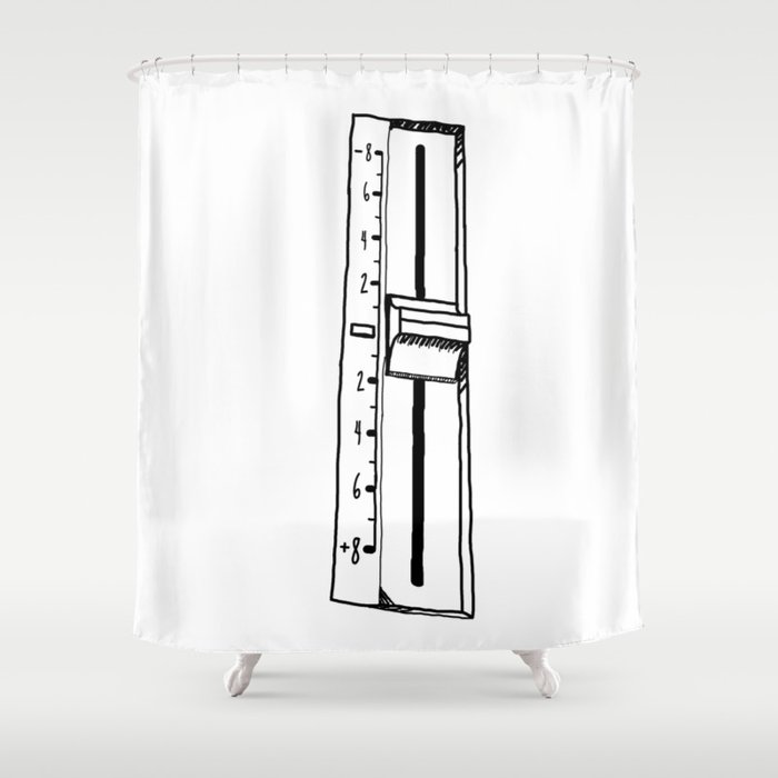Pitch Shower Curtain
