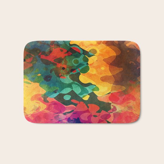 Color y psicodelia Bath Mat