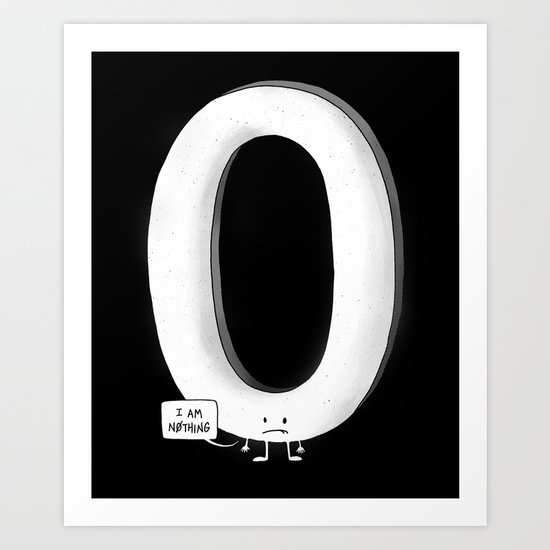 Zero Art Print