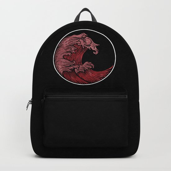 Abstract wave 3 Backpack