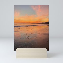Malibu Beach Sunset Mini Art Print