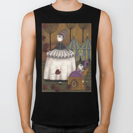 A Day in Autumn Biker Tank