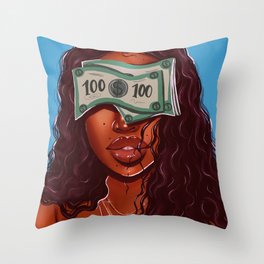 blinded Throw Pillow