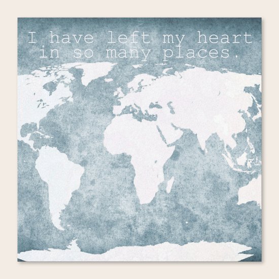 World Canvas Print