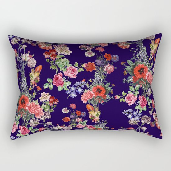 Botanical Pattern Rectangular Pillow