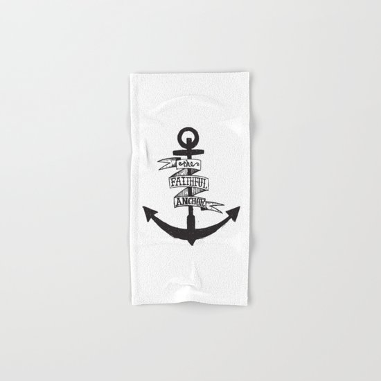 The Faithful Anchor Hand & Bath Towel