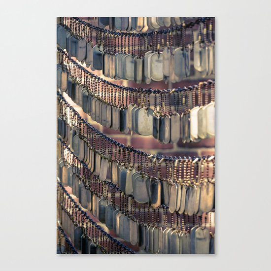 Dog Tags Canvas Print