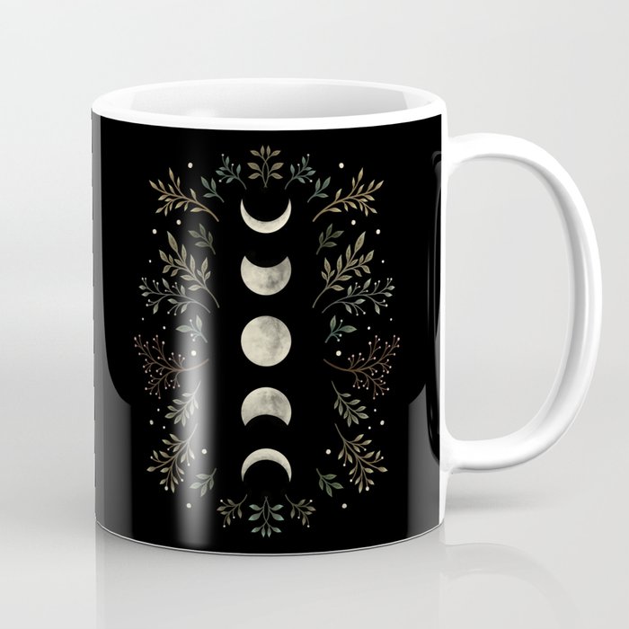 Moonlight Garden - Olive Green Coffee Mug