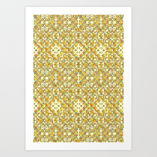 Mozaik Art Print