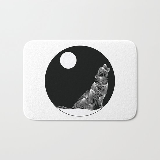 wolf Bath Mat