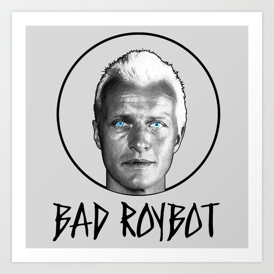 Bad Robot (Black Lettering) Art Print